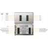 Mode SceneStyle4 Fascia SCE-04-WHI-44 (8 Buttons, Twin Gang, MK Aspect White)