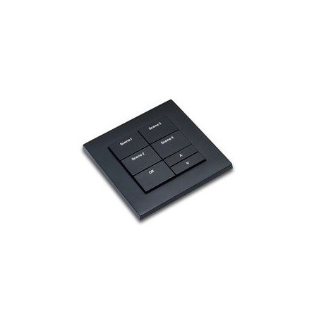 RK-MOD-070-B 7 button - Scenes 1-4, OFF, UP and DOWN Buttons - Black Finish
