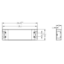 0-240V convert to 0-24V DC Constant Voltage 100W 4.17A 24V DC CV Triac Dimmer Driver 24V LED Lighting Dimming Control