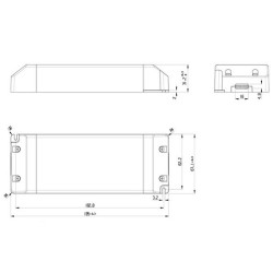 0-240V convert to 0-24V DC Constant Voltage 150W 6.24A 24V DC CV Triac Dimmer Driver 24V LED Lighting Dimming Control