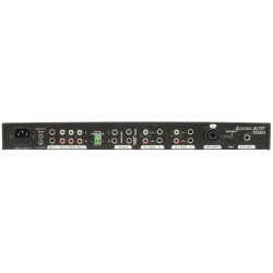 Z44R Multi-purpose 1U Mixer 1U live zoning rack mixer with 2 mic line inputs and 2 stereo line inputs feeding 4 stereo outputs