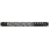 Z44R Multi-purpose 1U Mixer 1U live zoning rack mixer with 2 mic line inputs and 2 stereo line inputs feeding 4 stereo outputs