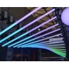 RGB LED DMX Kinetic Pixel Tube 2m Pendant with 2 Motorised Winchs 0-1.5m or 0-4m and Colour Tube 0.2m per sec DMX512 8CH