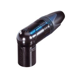 3 Pin Neutrilk Right Angle Male XLR DMX Plug