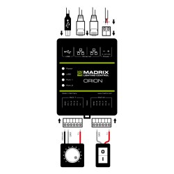 MADRIX ORION Art-Net  Streaming ACN, 8x Analog Inputs