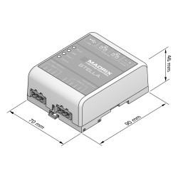 MADRIX STELLA 2x 512 DMX Channels IN/OUT, DIN Rai