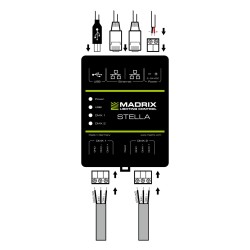 MADRIX STELLA 2x 512 DMX Channels IN/OUT, DIN Rai