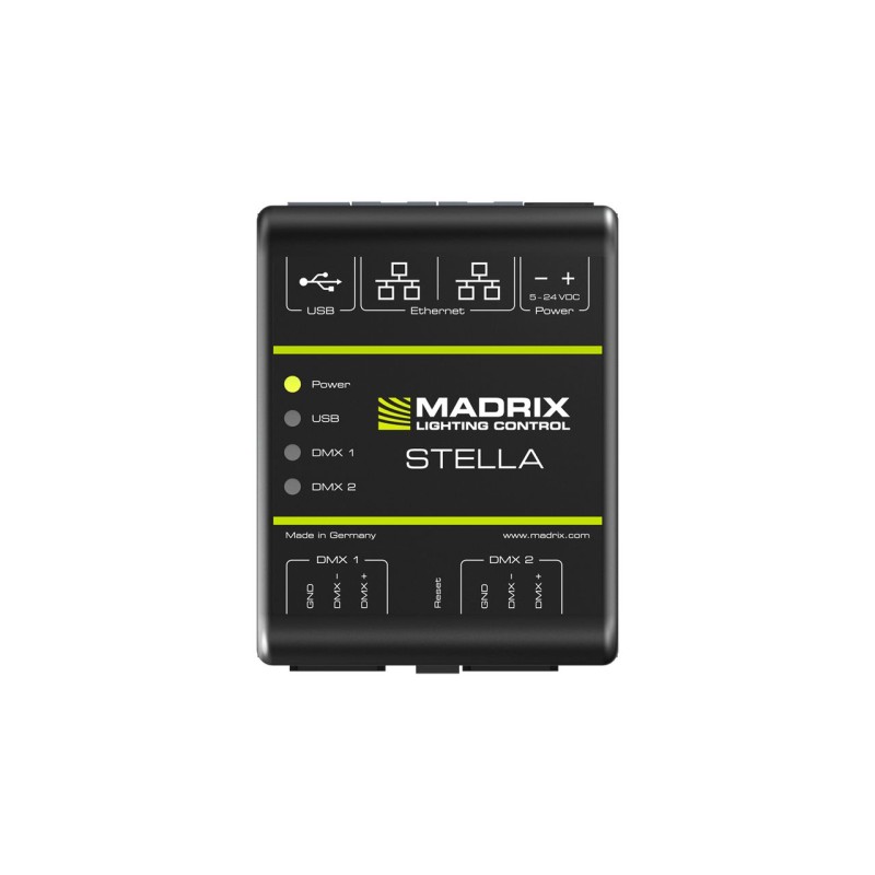 MADRIX STELLA 2x 512 DMX Channels IN/OUT, DIN Rai