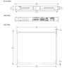 Bose PowerShareX PSX1204D Adaptable Power Amplifier 3x 300W with optional Low-Z or 100V per Channel and Power Sharing