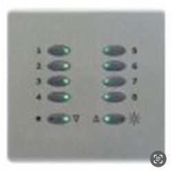 Mode Evolution Switch Plate Fascia EVO-S-BSS-** (Single Gang, MK Aspect Brushed Stainless)