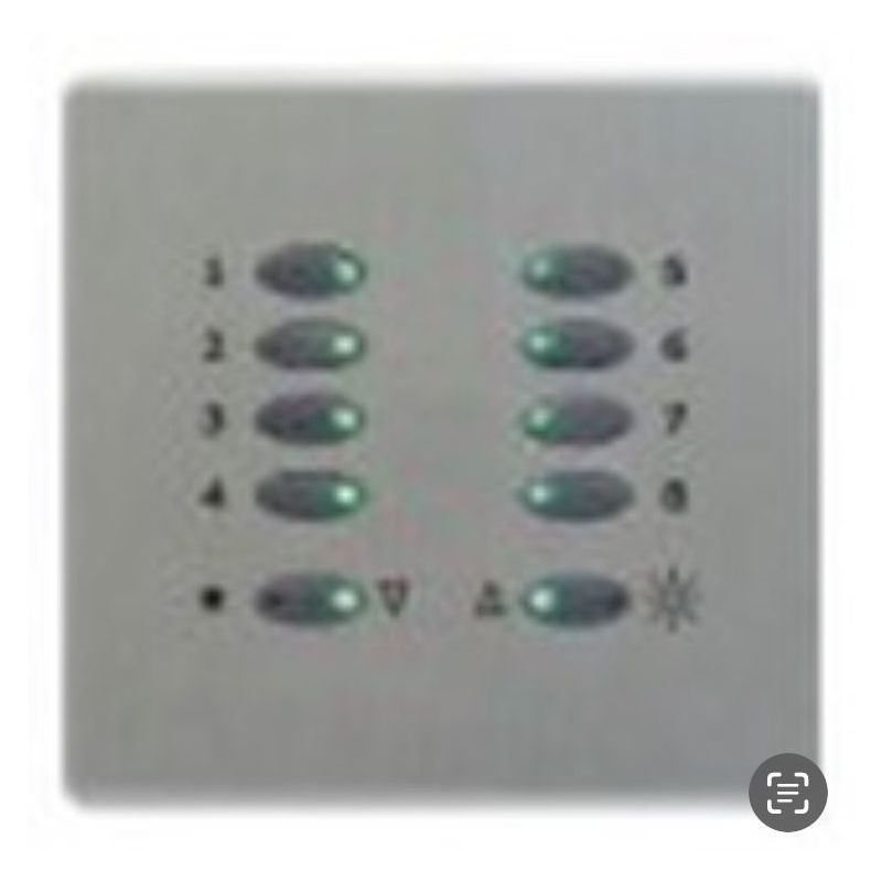 Mode Evolution Switch Plate Fascia EVO-S-BSS-** (Single Gang, MK Aspect Brushed Stainless)