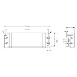 0-240V convert to 0-24V DC Constant Voltage 75W 3.125A 24V DC CV Triac Dimmer Driver 24V LED Lighting Dimming Control