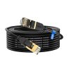 Cat 8 Ethernet Cable 12m High Speed Heavy Duty 26AWG Cat8 LAN Network Cable 40Gbps, 2000Mhz with Gold Plated RJ45