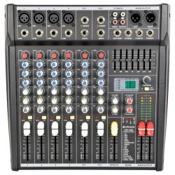 8IN 2x 200W DSP Mixer Amplifier - CSP Series Compact Powered Mixers with DSP