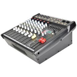 8IN 2x 200W DSP Mixer Amplifier - CSP Series Compact Powered Mixers with DSP