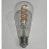 Smart Wireless LED Bulb Squirrel Cage Dimmable RGBW LED Filament 4.5W 2700K E27 Base