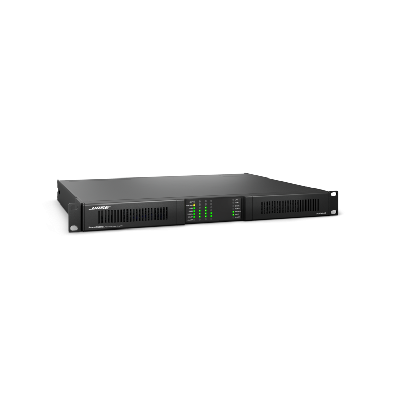 Bose PowerShareX Bose PSX2404D Adaptable Power Amplifier 4x 600W with optional Low-Z or 100V per Channel and Power Sharing