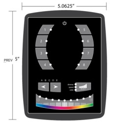 Programmable DMX Panel Controller with 2x512DMX SD Card Presets RS232 8Pin I-O