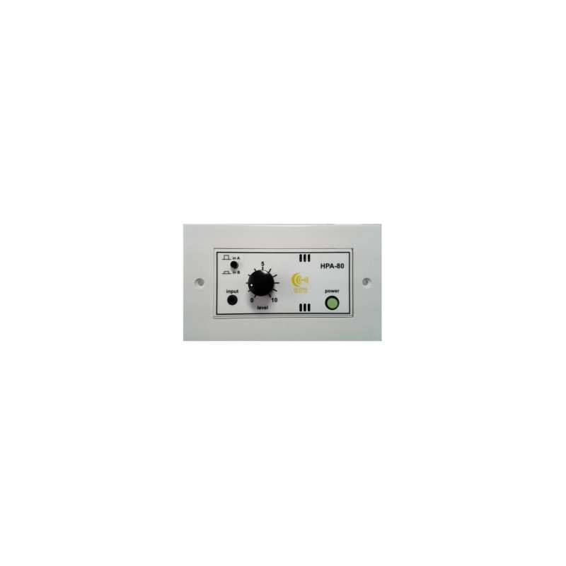 HPA-82 Wall Plate - 40 watt per channel stereo amplifier in a Twin Gang format