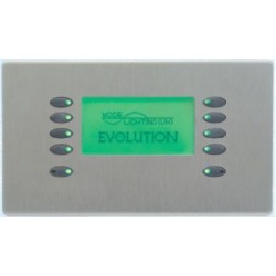 Mode Evolution LCD Fascia EVO-L-BSS-55 (10 Buttons, Twin Gang, MK Aspect Brushed Stainless)