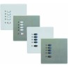 Mode Switch Plate - Black (5 Black Buttons, Single Gang, excluding Fascia Plate)
