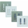 Mode Switch Plate - Black (10 Black Buttons, Single Gang, excluding Fascia Plate)