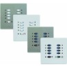Mode Switch Plate - White (10 White Buttons, Single Gang, excluding Fascia Plate)