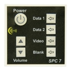 SPC-6 6 button display controller, with UK psu. 