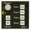 SPC-6 6 button display controller, with UK psu. 