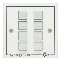Synergy 1040 4 button controller on single gang panel, with UK psu
