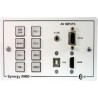 Synergy 2080 8 button controller on dual gang panel, with UK psu