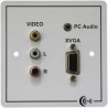 DADO-2G-HDMI-J-ST DADO-ST and HDMI-90BB adaptors on Engraved 2G panel, with audio