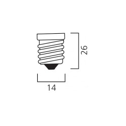 26mm Dimmable 240V 2.5W LED BA15D SBC or BA15S or E14 39 x 3528 LED Corn Light Bulb 240lm BA15 or B15 Equivalent to 25W