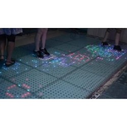 Akwil 144 Pixel Interactive LED Dance Floor Modules Capacitive Touch