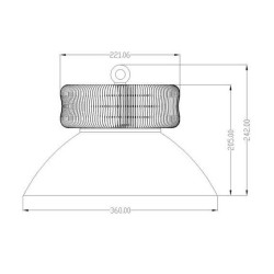 100W LED High Bay Flood Lighting High Lumen 11000lm - Aluminum Heat Sink - Cool White LED - Warm White LED or Neutral White LEDs