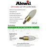 Akwil 5W LED Candle Bulb AKC-5W B15 & E14 Akwil Dimmable LED Light Bulb 240V 5W 400lm Sharp LED Bulb 330 Degree Clear or Frosted