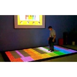 Akwil 144 Pixel Interactive LED Dance Floor Modules Capacitive Touch