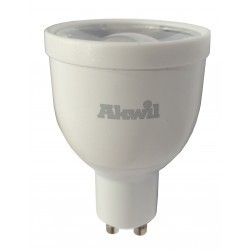 Akwil 4W Wireless RGBW LED GU10 Dimmable RF-Wifi Bulb Remote Downlight