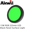 Akwil 15W RGB 225mm Black Surface Mount Downlight Fitting 24V Constant Voltage