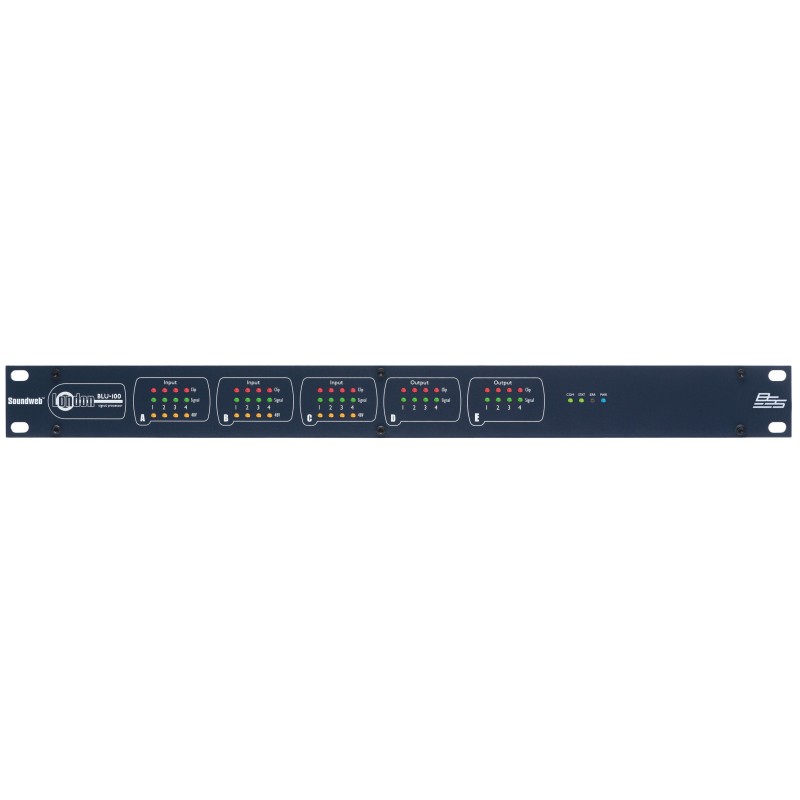 BSS BLU-100 12x8 Signal Processor with Digital Audio Bus BSS BLU-100 12x8 Signal Processor with Digital Audio Bus