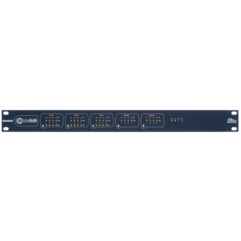 BSS BLU-100 12x8 Signal Processor with Digital Audio Bus