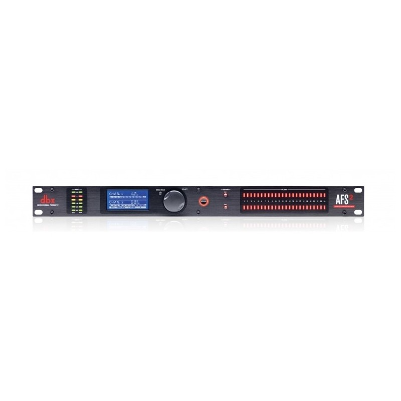 dbx AFS2 Advanced Feedback Suppression Processor with Full LCD Display dbx AFS2 Advanced Feedback Suppression Processor with Full LCD Display