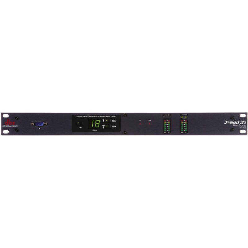 dbx DriveRack 220i System Processor with AFS Advanced Feedback Suppression dbx DriveRack 220i System Processor with AFS Advanced Feedback Suppression