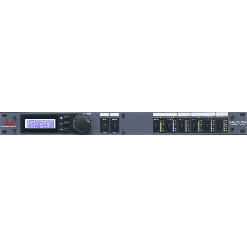 dbx ZonePro 1260m 12x6 Digital Zone Processor dbx ZonePro 1260m 12x6 Digital Zone Processor