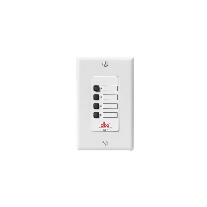 dbx ZC7 Wall-Mounted Zone Controller