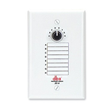 dbx ZC9 Wall-Mounted Zone Controller