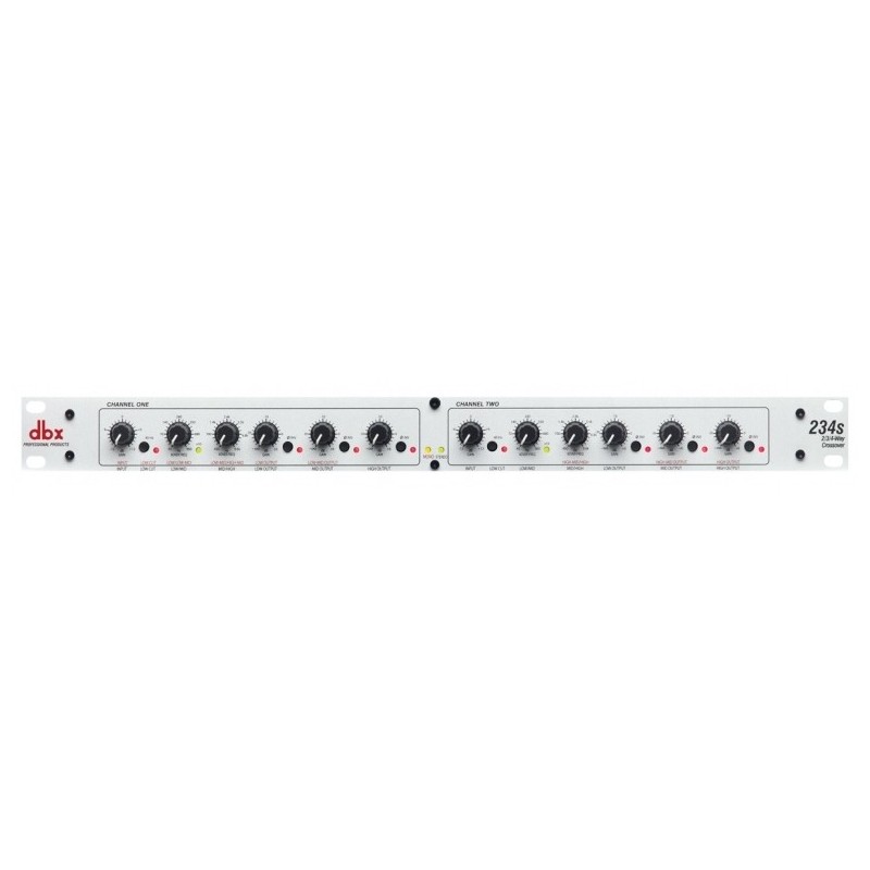 dbx 234s Stereo 2/3 Way, Mono 4-Way Crossover dbx 234s Stereo 2/3 Way, Mono 4-Way Crossover