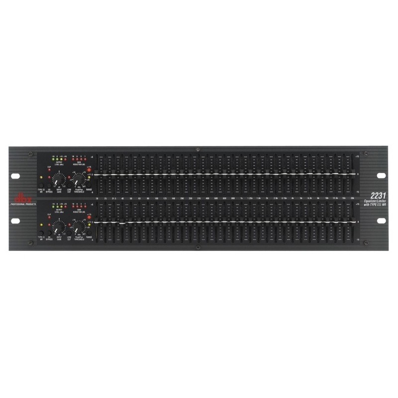 dbx 2231 Graphic Equalizer/Limiter with Type III dbx 2231 Graphic Equalizer/Limiter with Type III