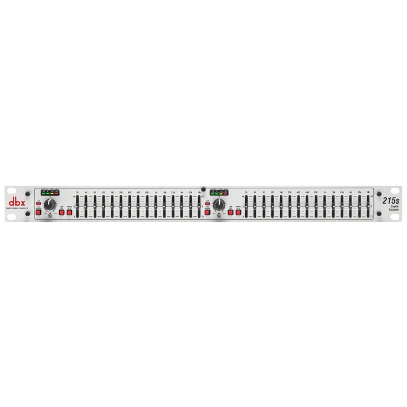 dbx 215s Dual Channel 15-Band Equalizer dbx 215s Dual Channel 15-Band Equalizer