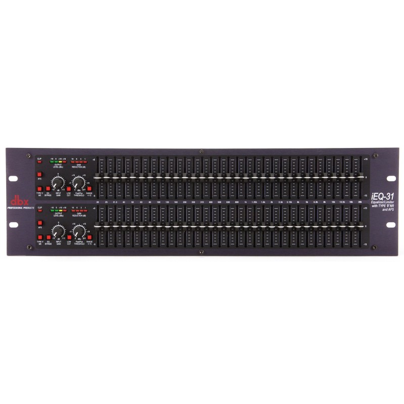 dbx iEQ31 Dual 31-Band Graphic EQ/Limiter with Type V NR and AFS